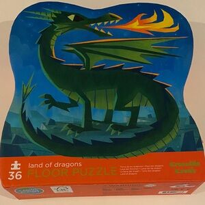 (2/$25) Crocodile Creek Land of dragons floor puzzle